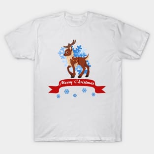 Merry Christmas Reindeer T-Shirt